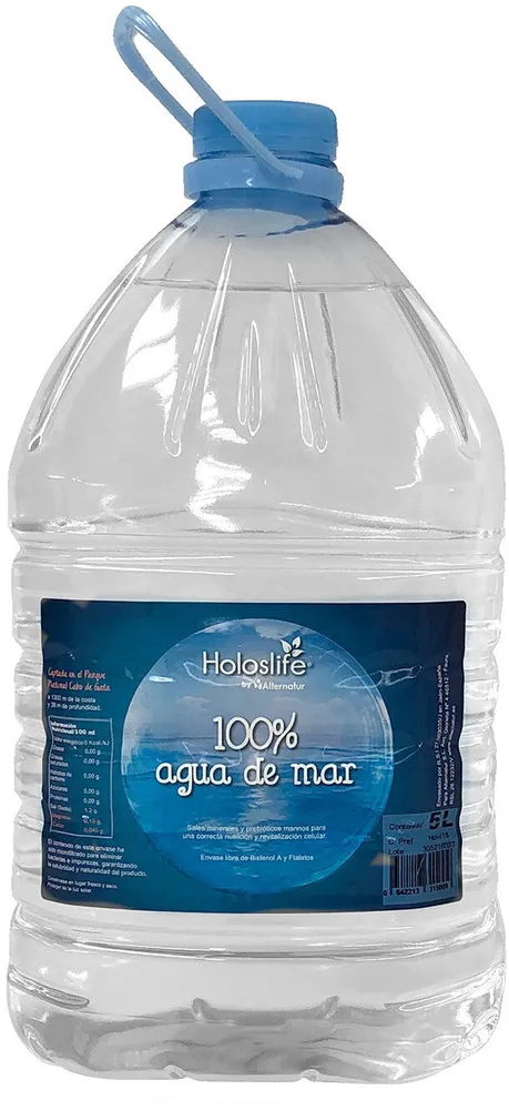 100% agua de mar