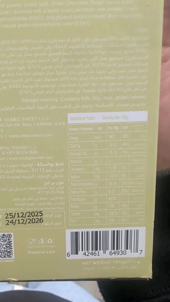 Locali no.7 Dubai Chocolate