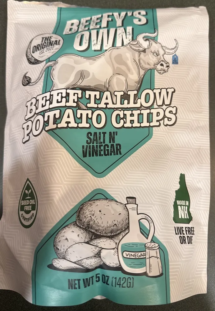 Beef tallow Potato Chips Salt N’Vinegar