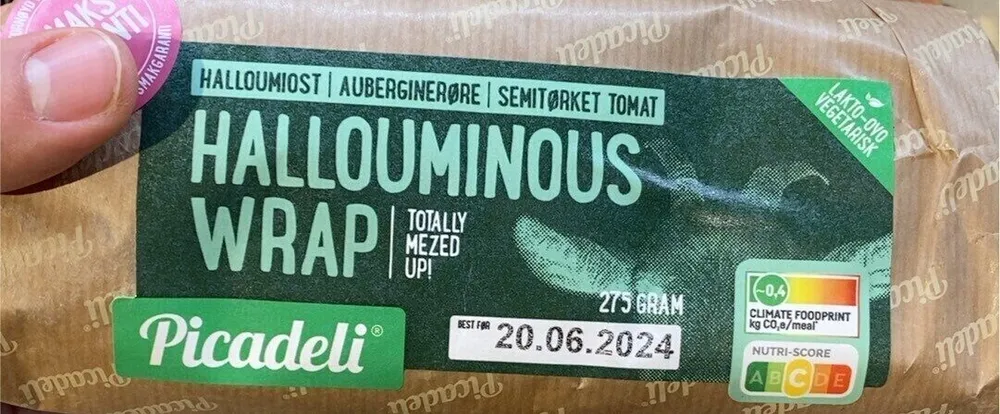 Hallouminous wrap