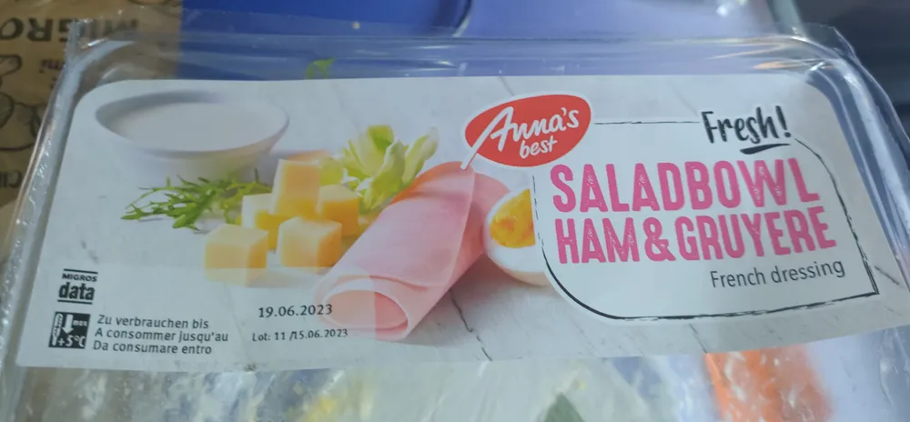 saladbowl ham & gruyère