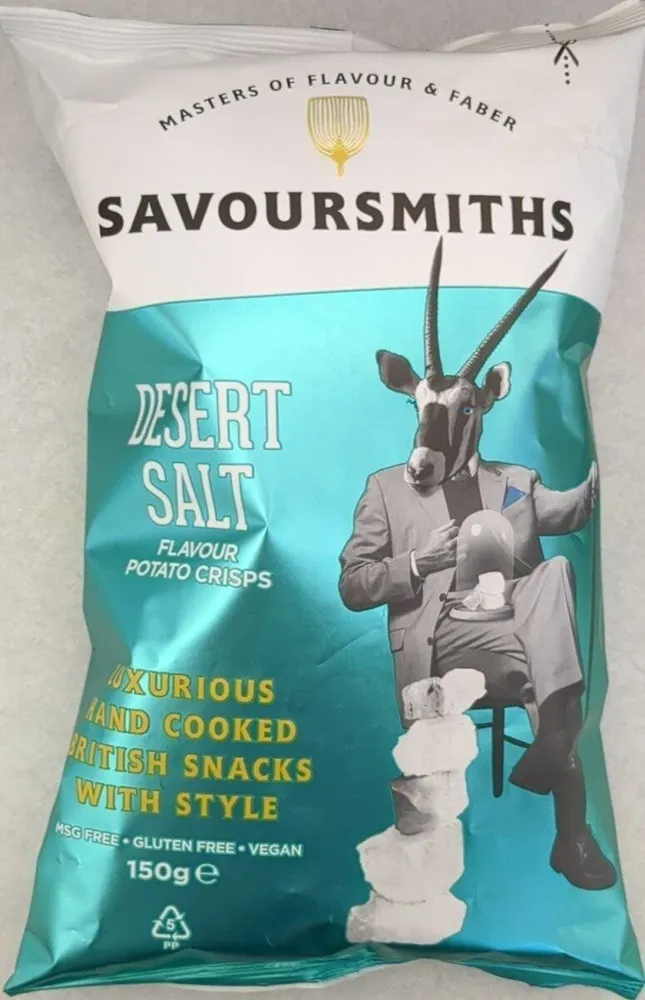 Desert Salt Flavour Potato Crisps imp