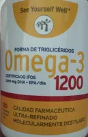 Forma de triglicéridos Omega-3 1200 mg