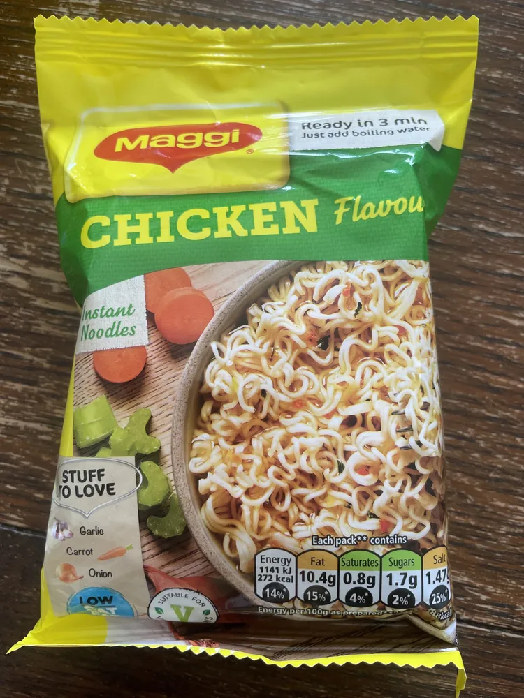 Maggi chicken flavour instant noodles