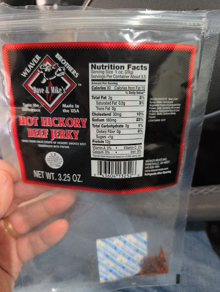 Hot Hickory Beef Jerky