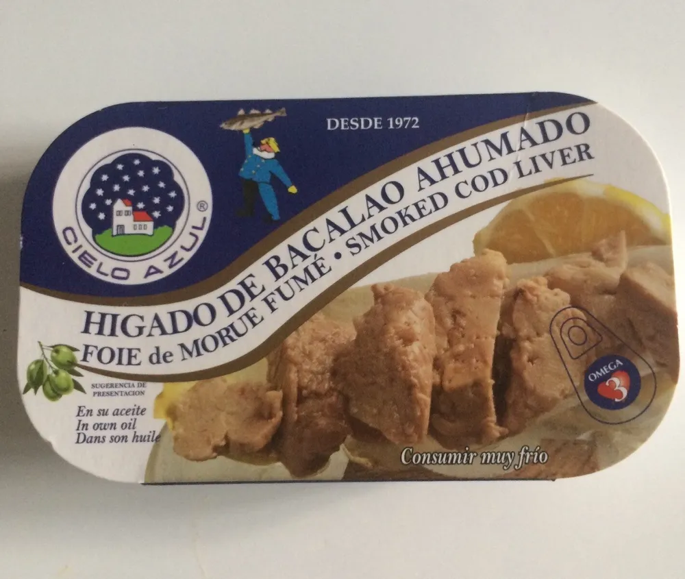 Higado de bacalao ahumado