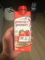 Strawberry protein drink