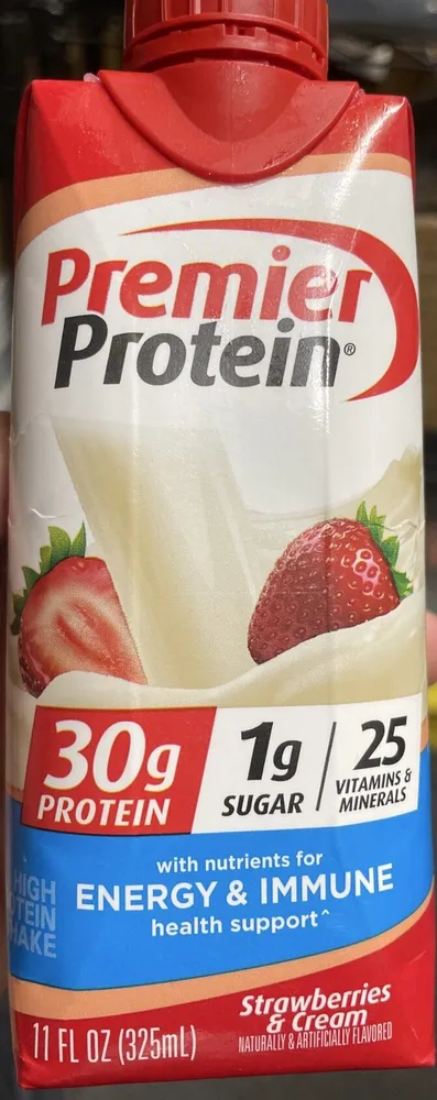 Strawberries & Cream Protein Shake