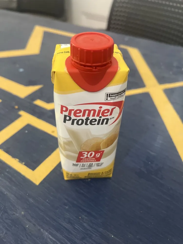 Boisson protéinée bananes et crème