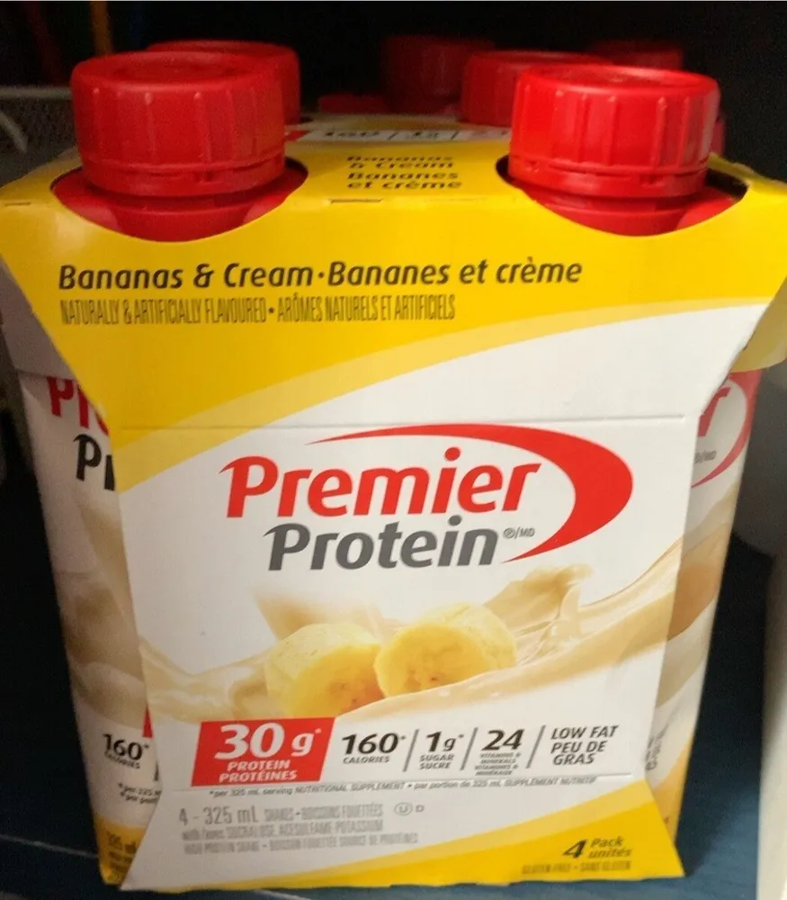 Bananas and cream shake