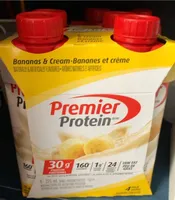 Bananas and cream shake