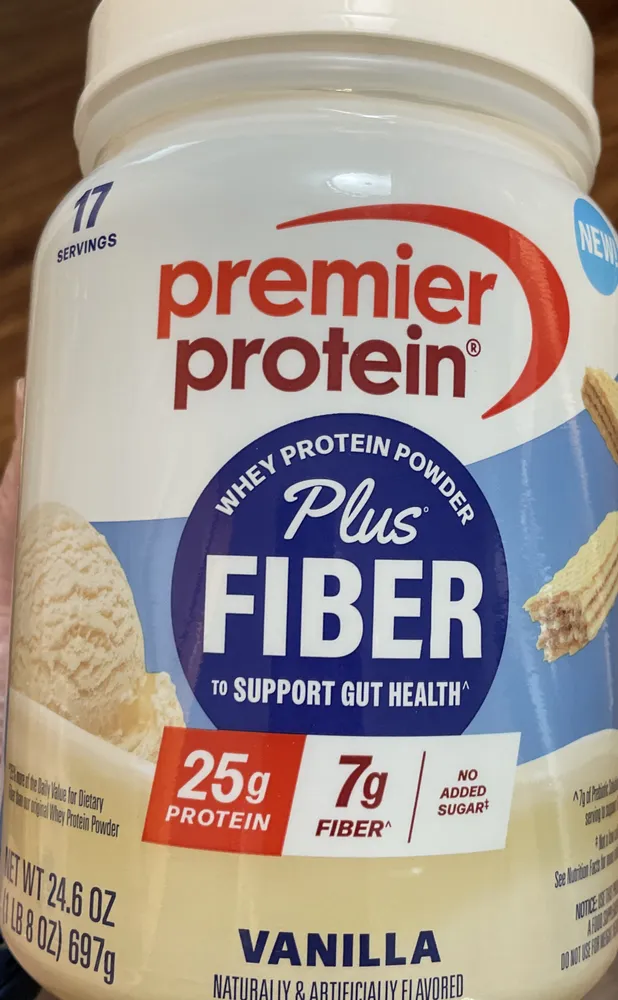 Whey Protein Powder Plus Fiber Vanilla