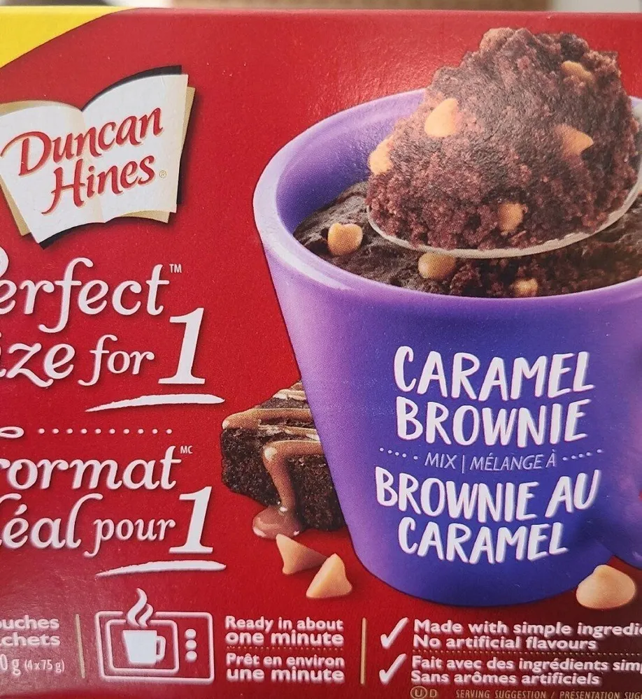 Brownie au caramel
