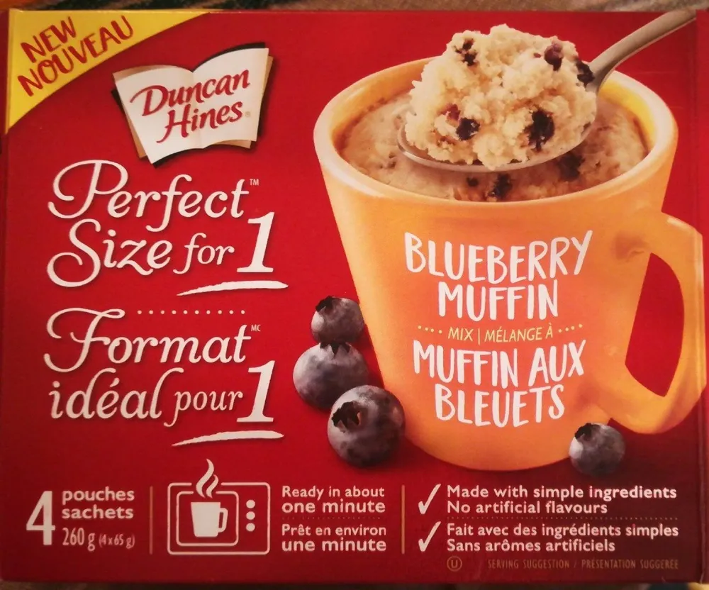 Blueberry muffin mix