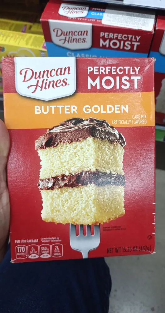 Butter golden cake mix, butter golden imp