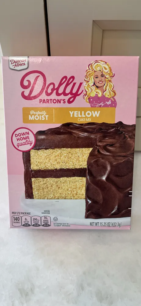 Dolly Parton's Yellow Cake Mix