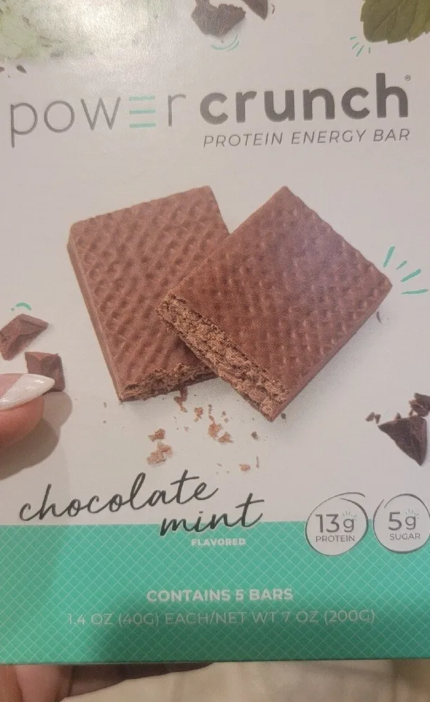 power crunch PROTEIN ENERGY BAR chocolate mint