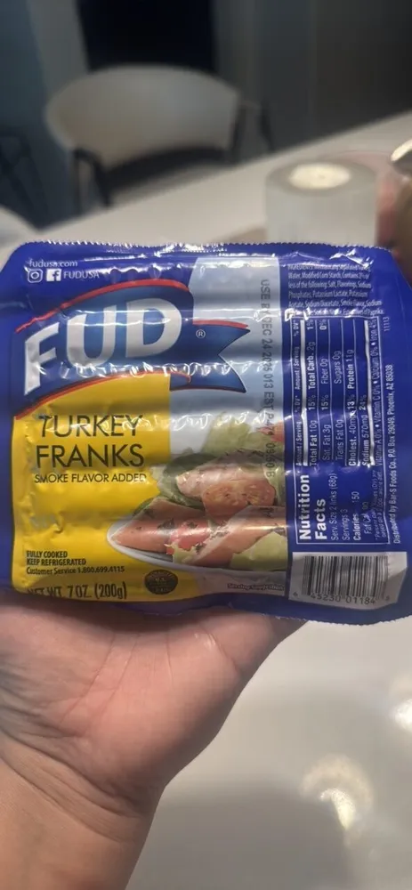 TURKEY FRANKS SMOKE FLAVOR ADDED