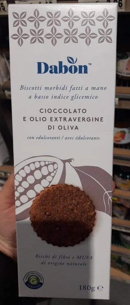 Biscotto cioccolato ed olio extravergine di oliva