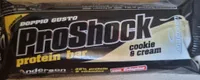 ProShock protein bar cookie & cream