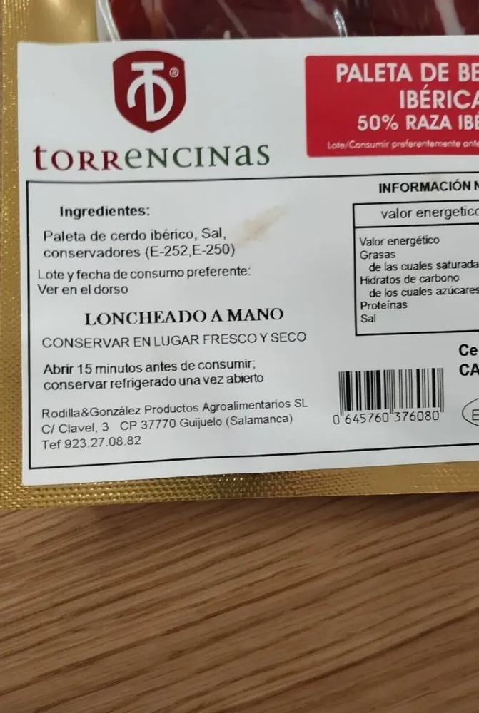 Paleta de bellota