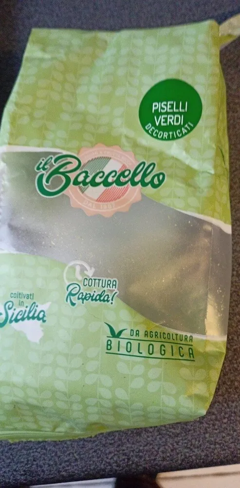 Piselli secchi decorticati