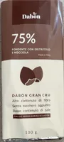 Cioccolato fondente con eritritolo e nocciola