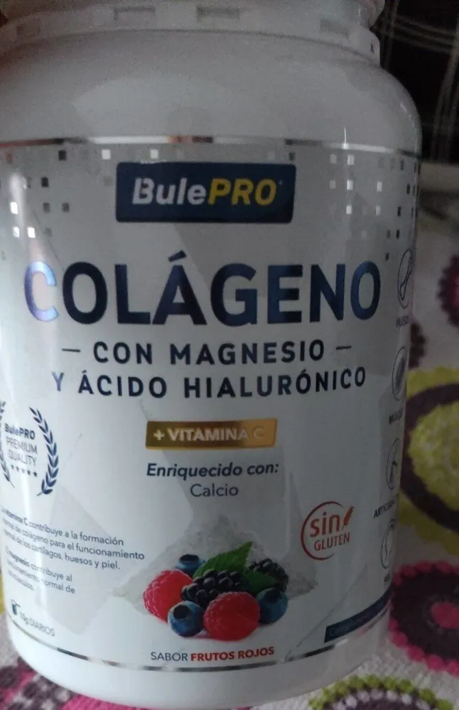Colágeno con magnesio y ácido hialurónico