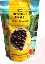 Dark chocolate covered pineapple