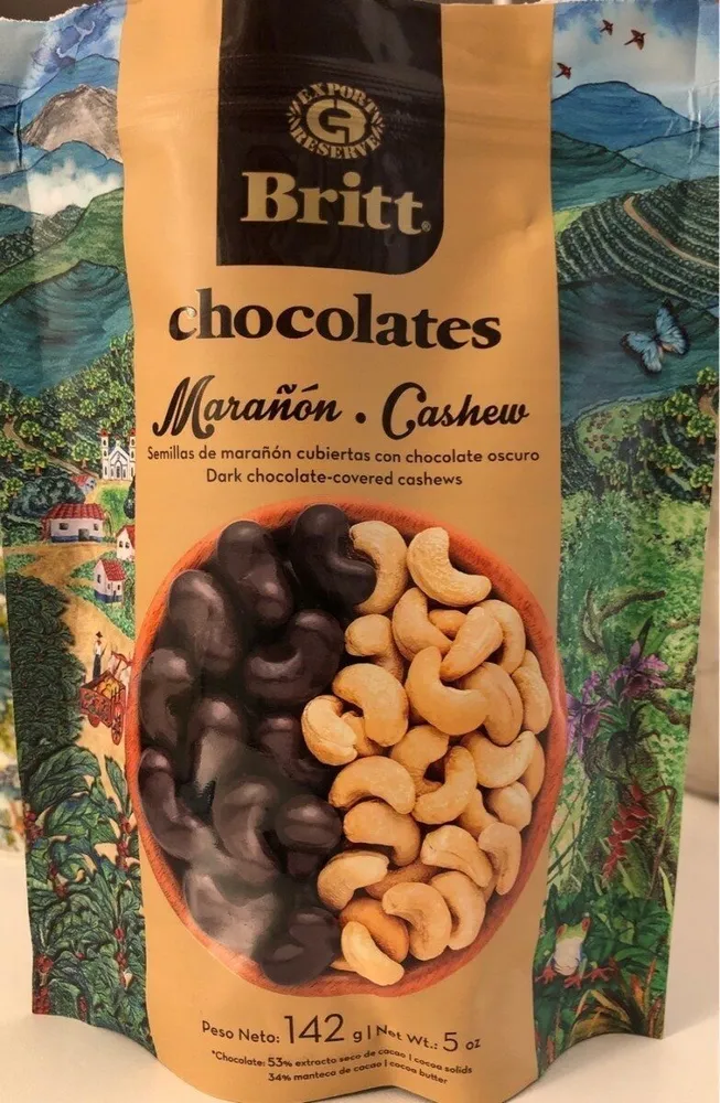 Dark Chocolate Covered Gourmet Cashew Nuts