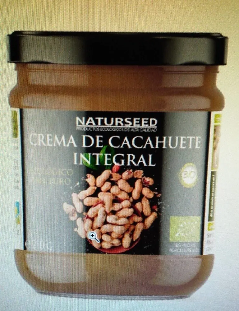 Crema de cacahuete integral