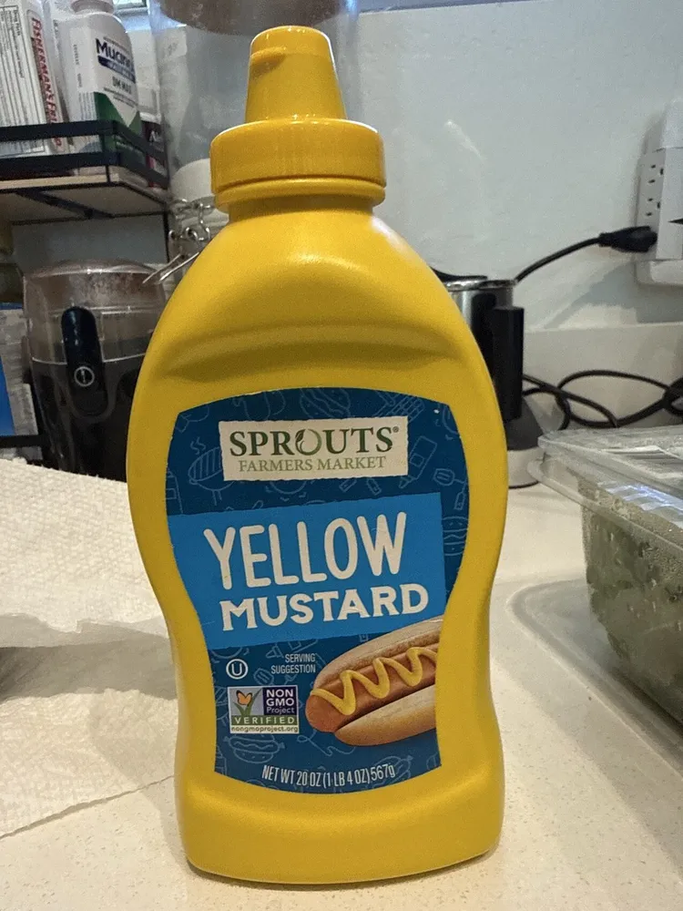 creamy yellow mustard