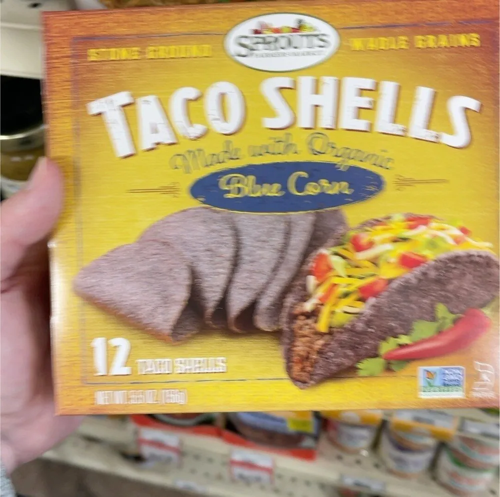 Organic Taco Shells Blue Corn