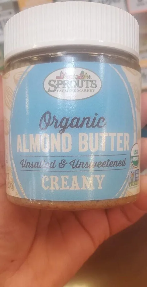 Organic Creamy Almond Butter Unsalted