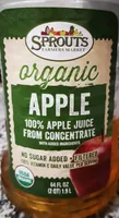 Organic apple juice