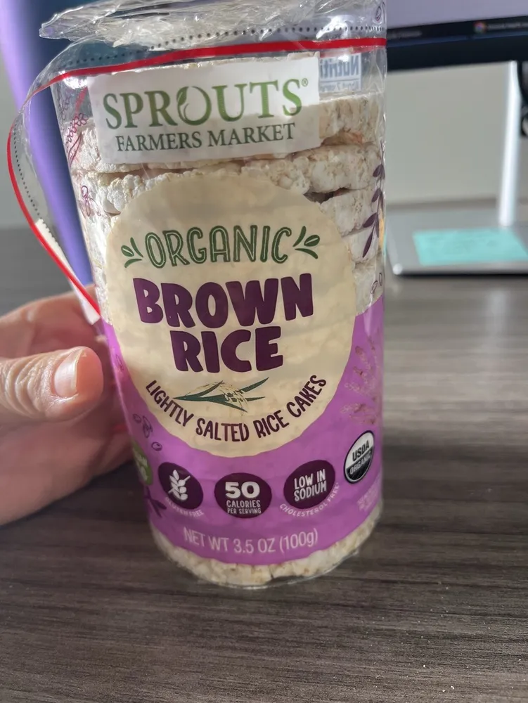 ORGANIC BROWN RICE LIGHTLY SALTED RICE CAKES