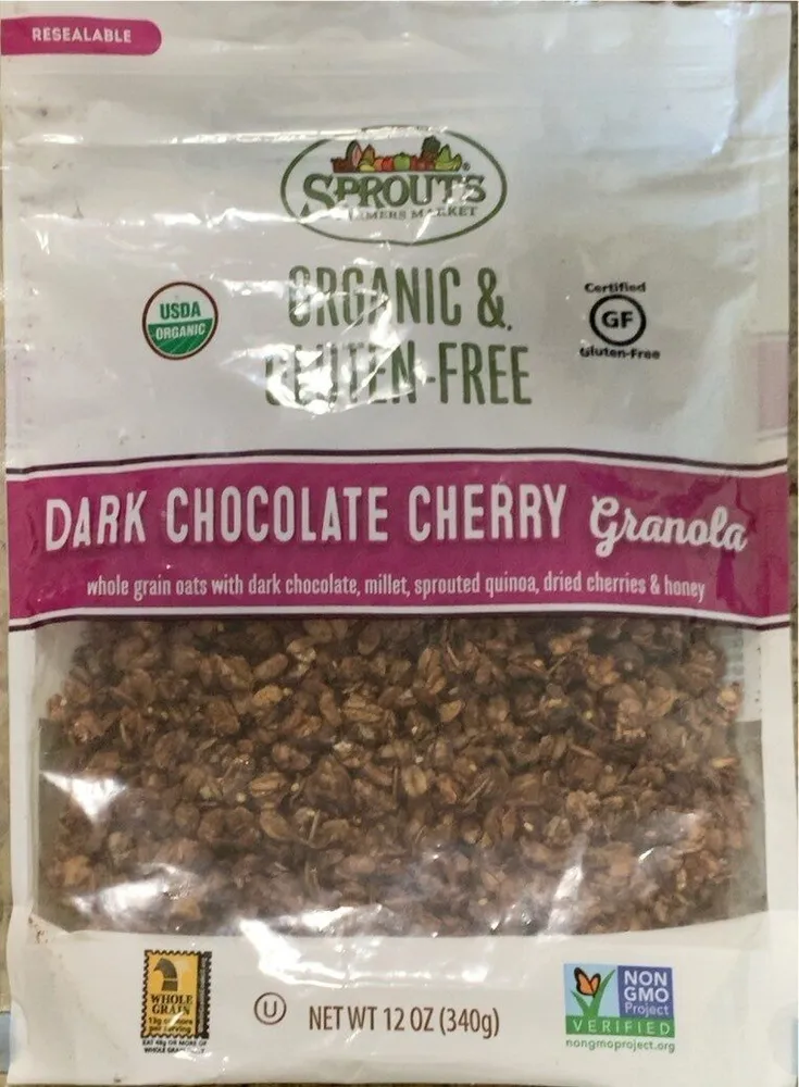 Organic Dark Chocolate Cherry Granola