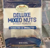 Deluxe mixed nuts without peanuts  roasted & unsalted