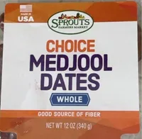 Choice Medjool Dates Whole