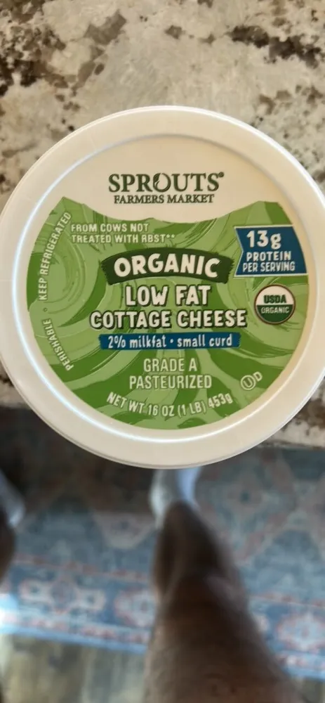 Organic Low Fat Cottage Cheese