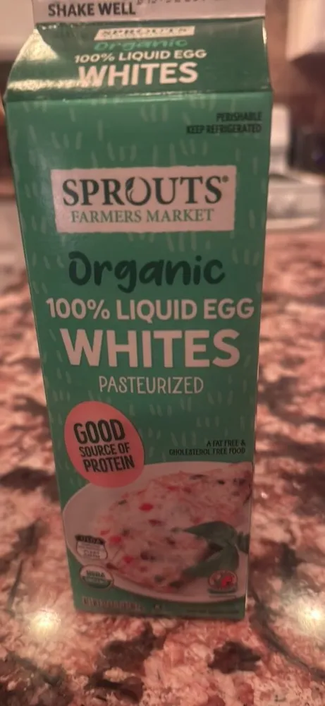 Organic 100% Liquid Egg Whites Pasteurized