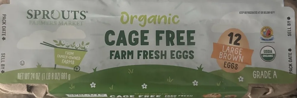 organic brown eggs