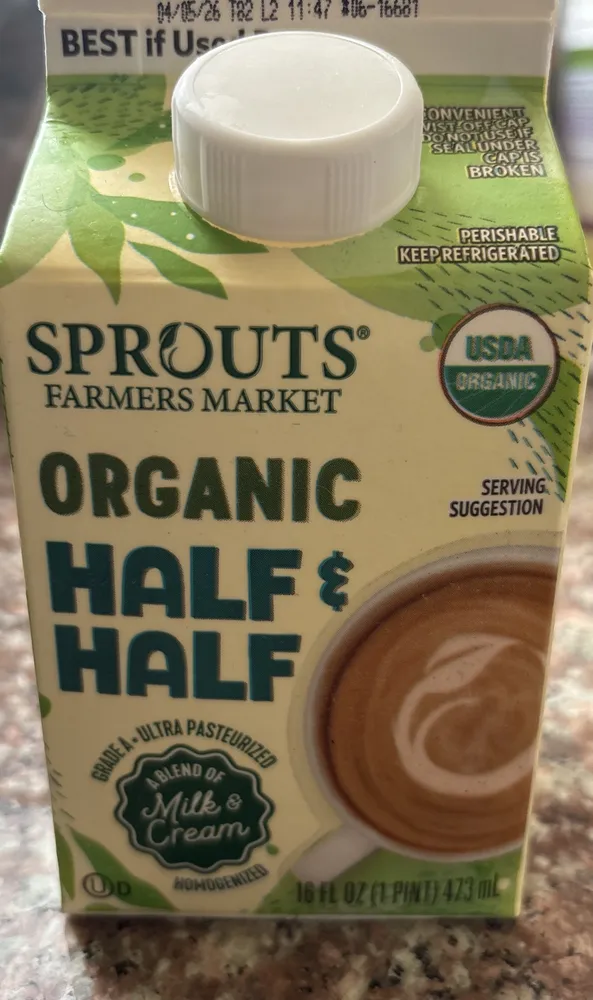 Organic Half & Half