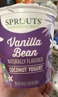 Vanilla bean, coconut yogurt