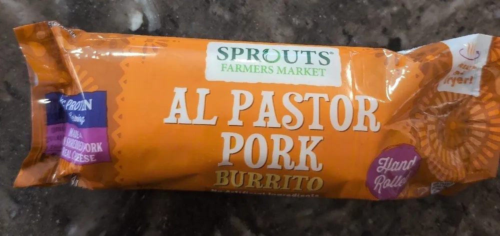 Al Pastor Pork Burrito
