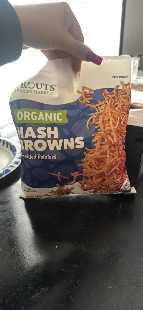 Organic Hash Browns Shredded Potatoes