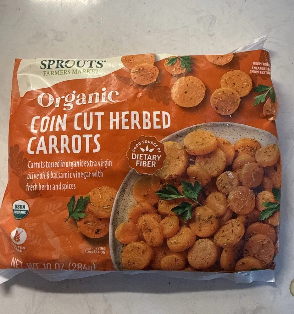 Organic Coin Cut Herbed Carrots