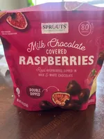 Milk Chocolate Covered Raspberries