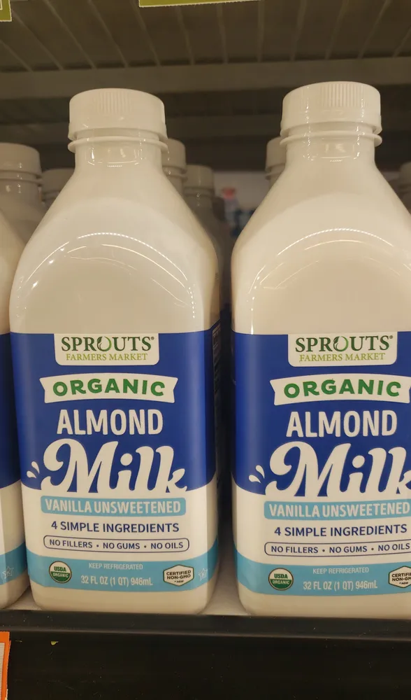 Organic Almond Milk Vanilla Unsweetened