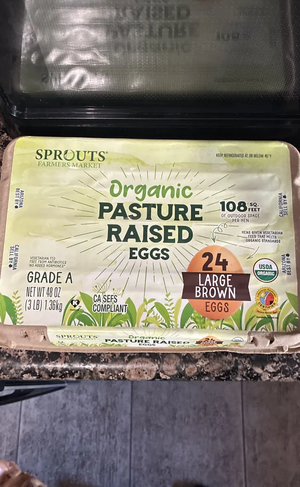 Organic Pasture Raised Eggs
